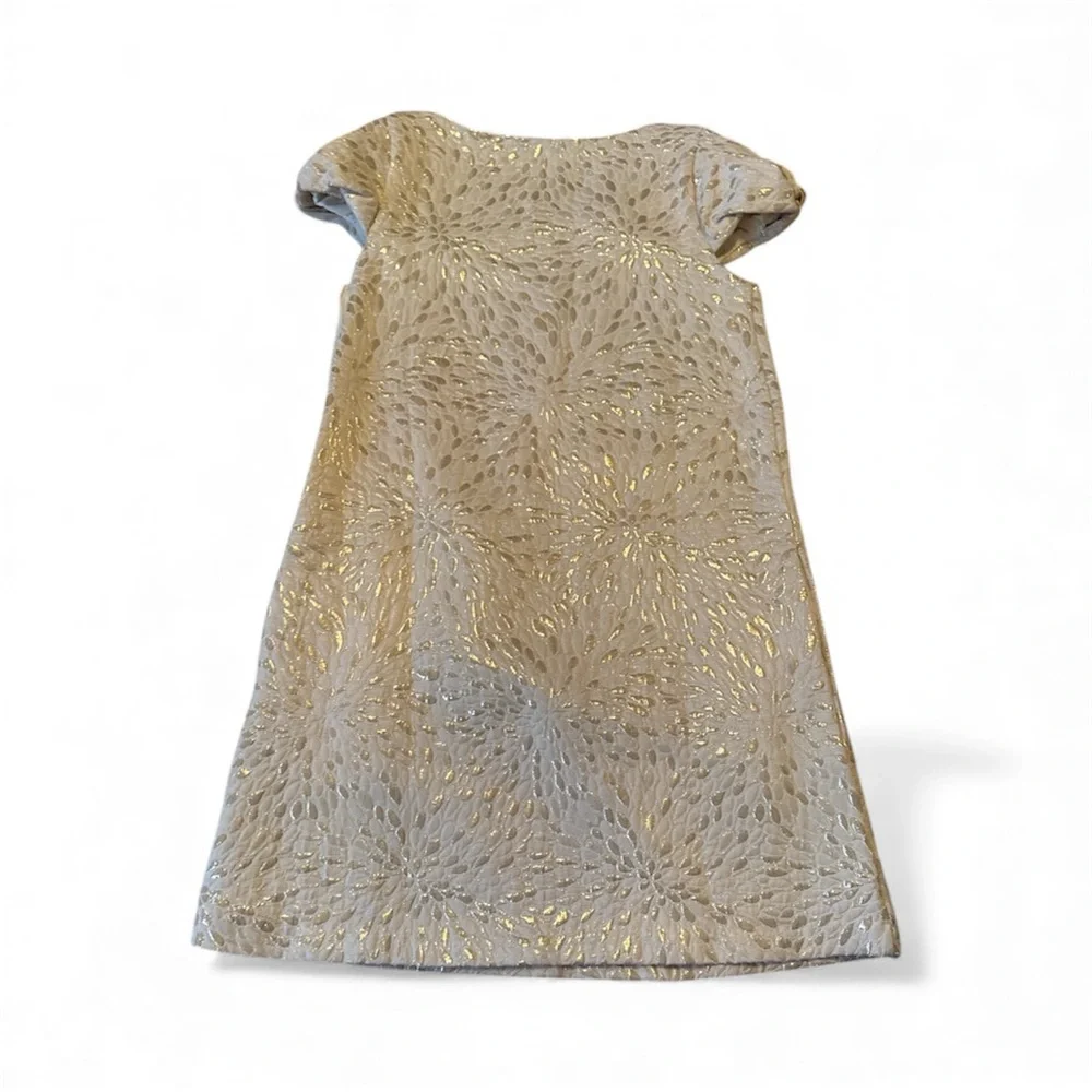 GAP Kids Cream and Gold Lace Dress